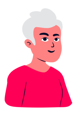 Portrait illustré d'un commercialisateur